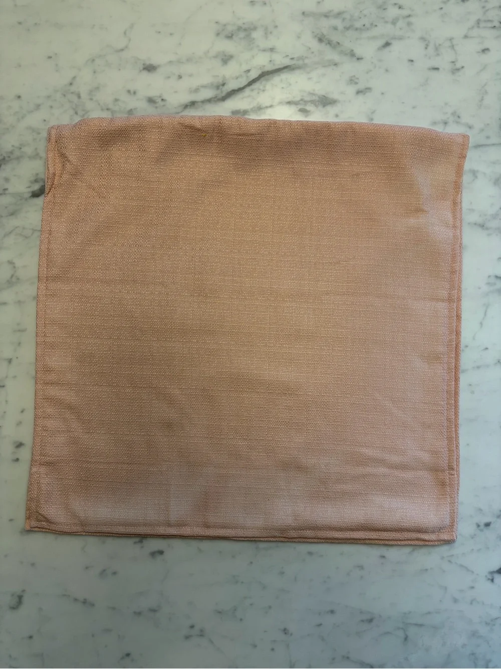 IKEA 20x20 Light Pink Square Textured Pillow Cover (set of two)